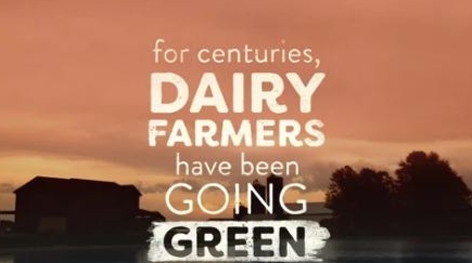 dairy farmers going green text